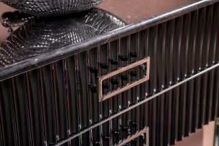 Тумба под раковину Armadi Art Monaco 100см чёрный/хром 867-100-BCR